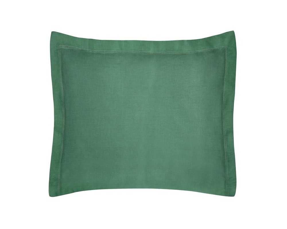 Obliečka na vankúš zo saténovej bavlny NOVA COLOUR - tmavozelená, rozmer 70 x 90 cm